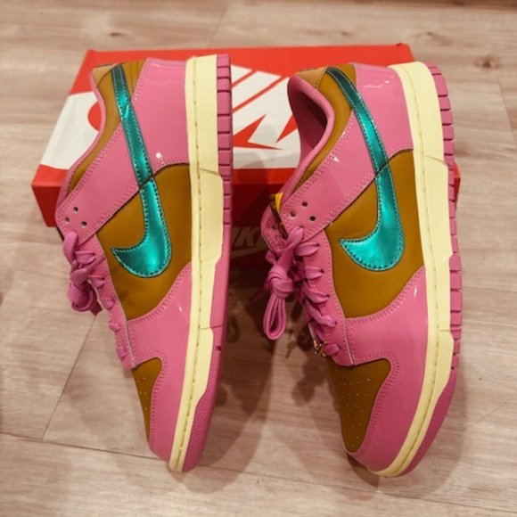 NIB Nike Parris Goebel x Dunk Low Playful Pink W 9 - Picture 3 of 8